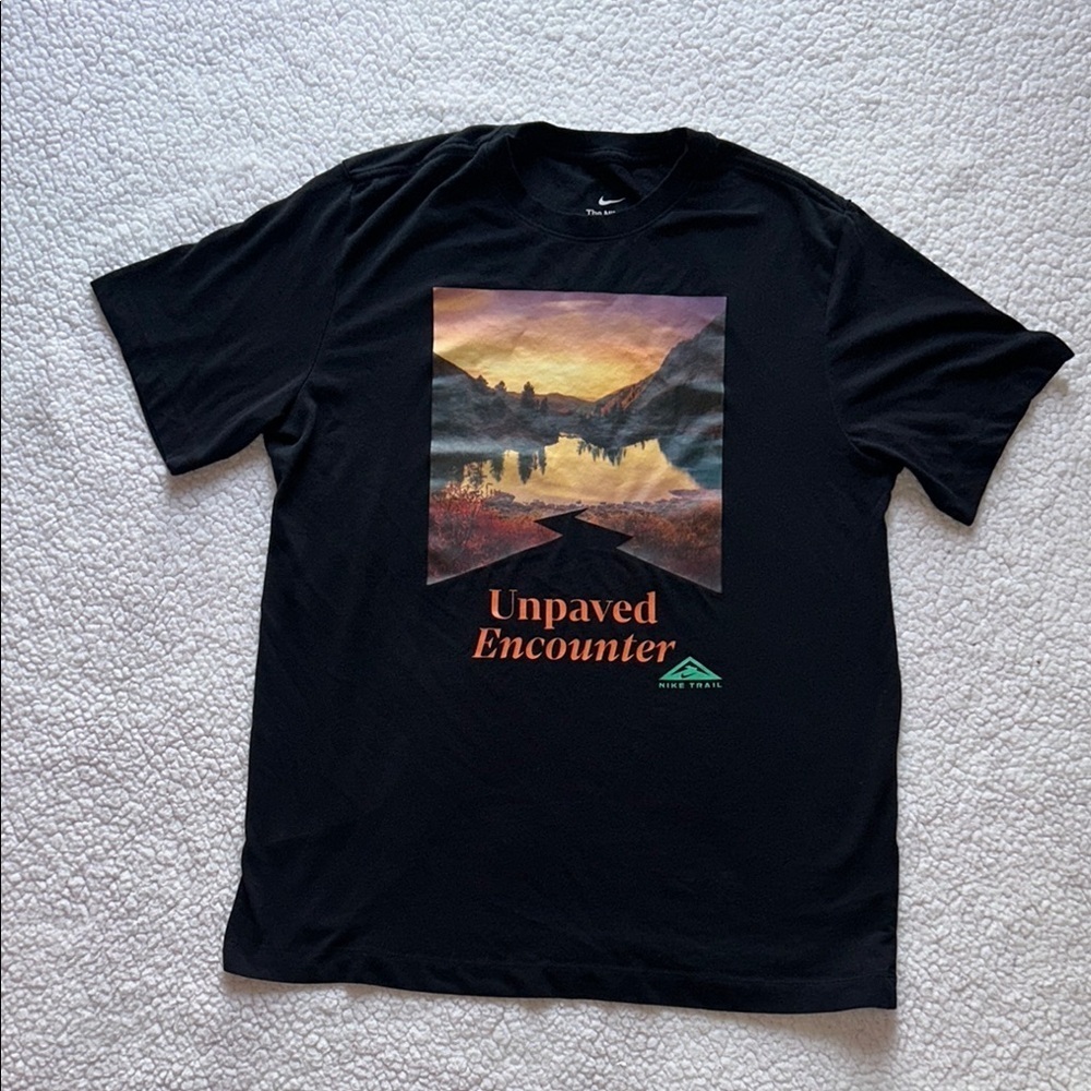 Nike Black Unpaved Encounter Graphic Tee